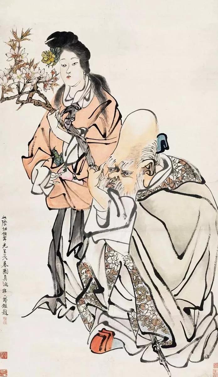 任伯年人物写意画 (任伯年写意人物作品鉴赏)