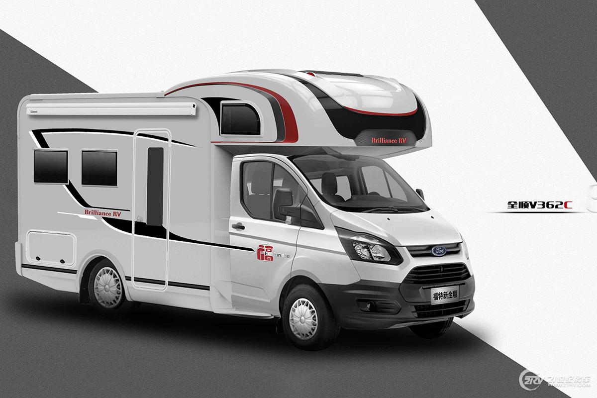 福特新全顺5.99米矮顶b型四驱房车,全顺小福c型国六