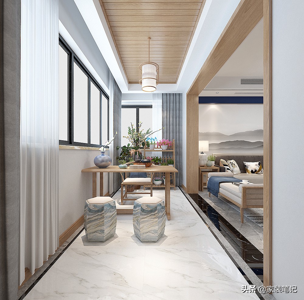 中式这样装，让人一见倾心，整洁到“一尘不染”，让人觉得很舒服