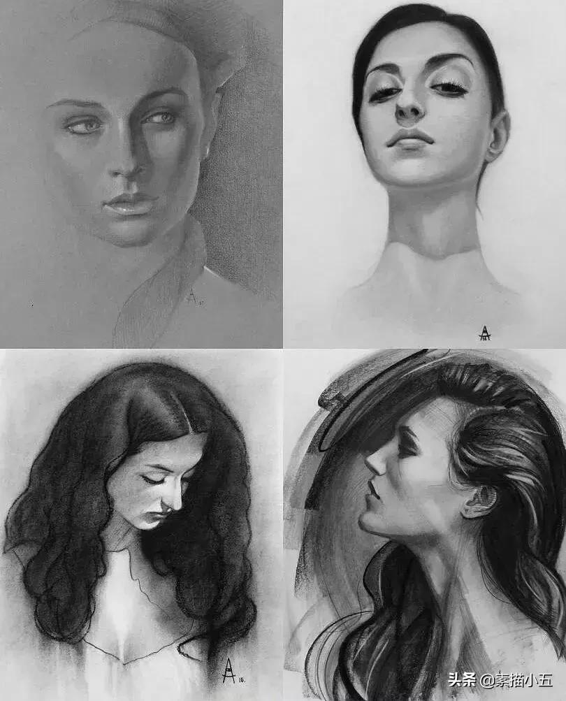 他画的素描无与伦比,他画的画栩栩如生让人拍案叫绝