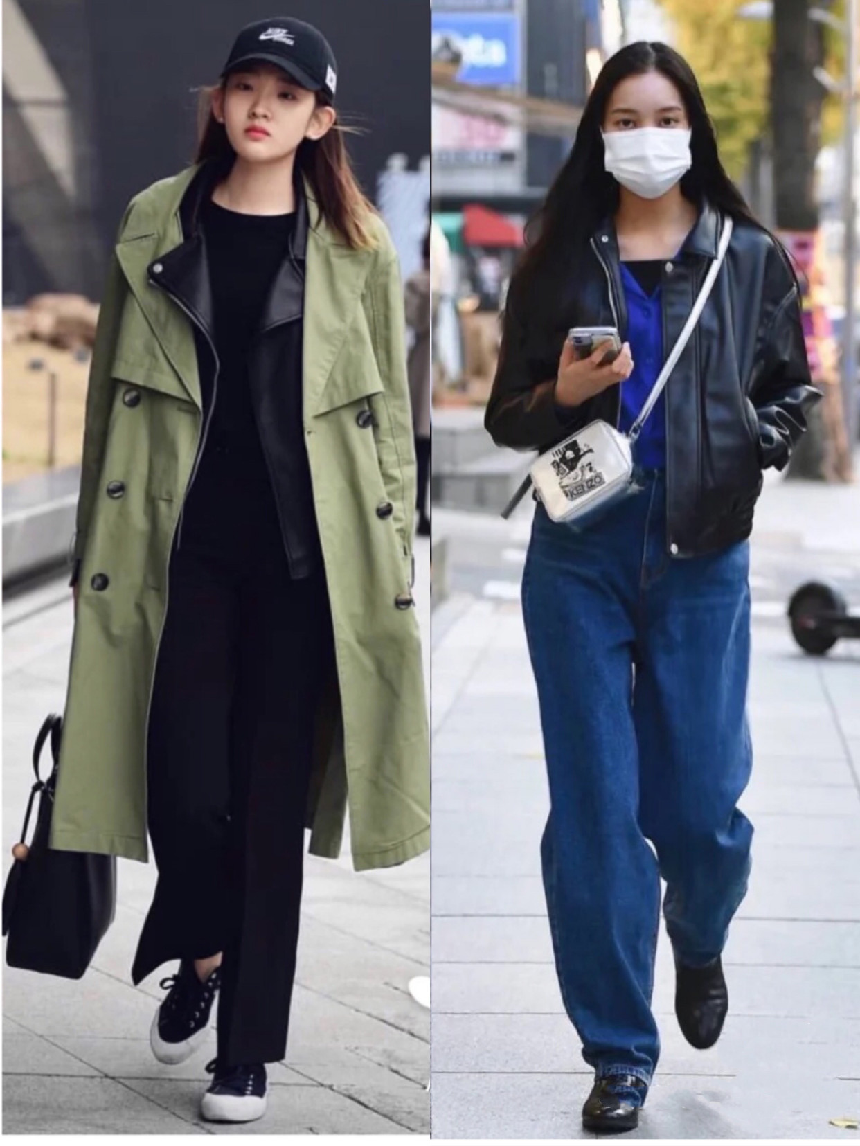 人手一件的黑色打底衫，韩国女生是怎么穿的？