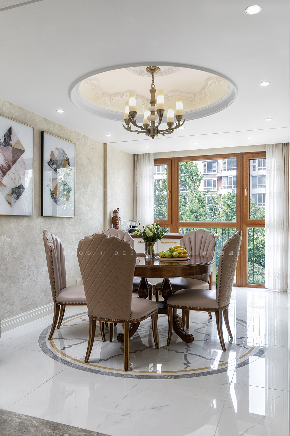 高迪愙实景|护墙板+石膏线,没有软装也超美!