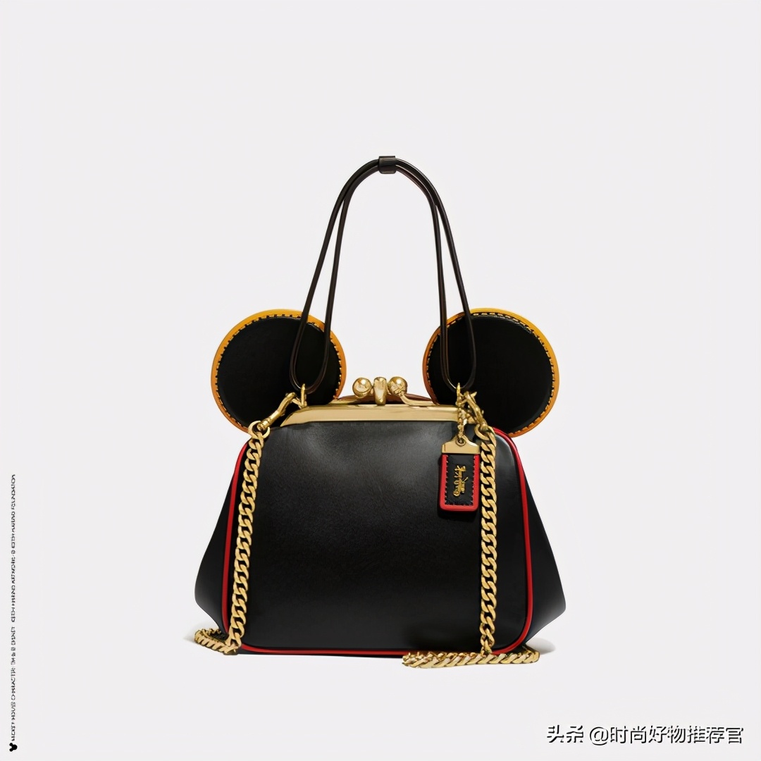 coach日记刺绣联名款,coachdisney联名包粉色