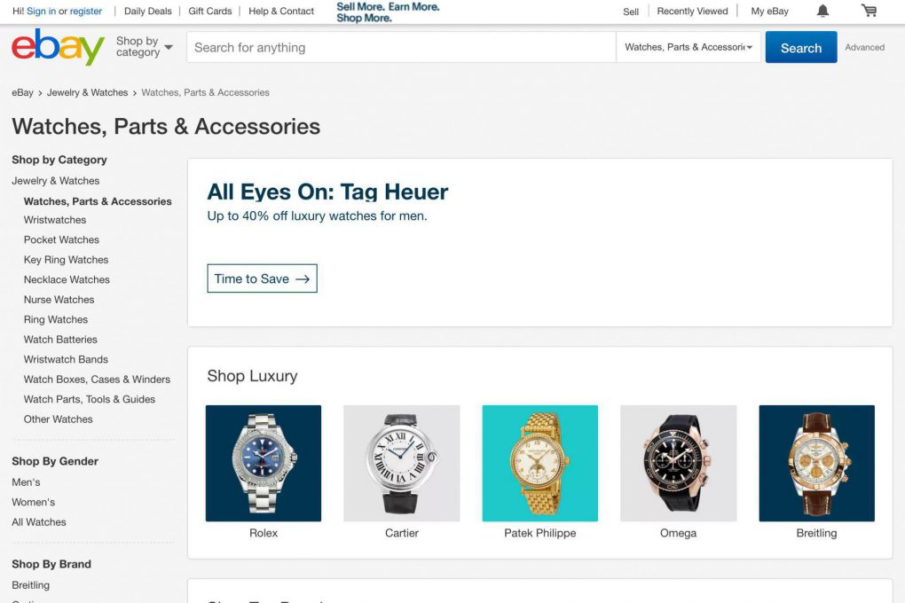 几个买正品手表的网站,十个非官方购物网站