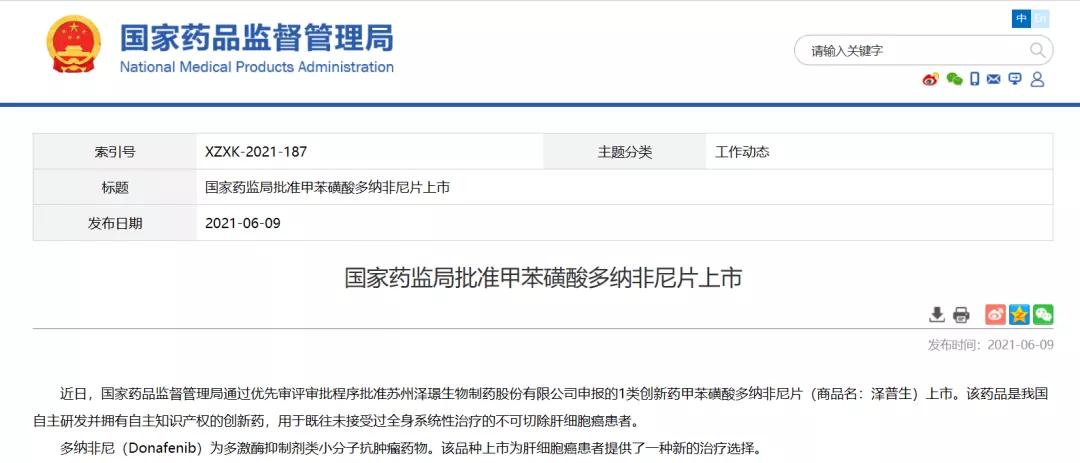 泽璟制药上市多少股,泽璟制药甲苯磺酸多纳非尼片