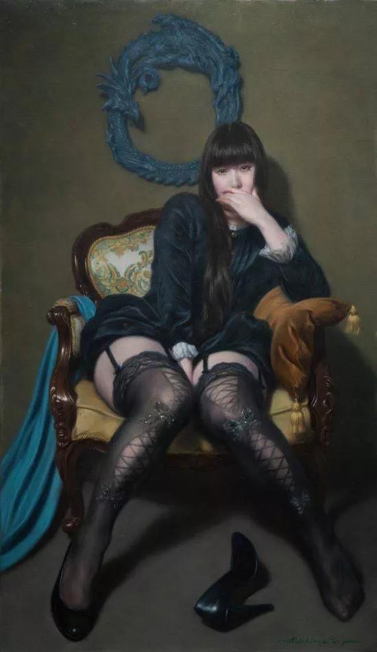 油画日本风景画,油画艺术日本