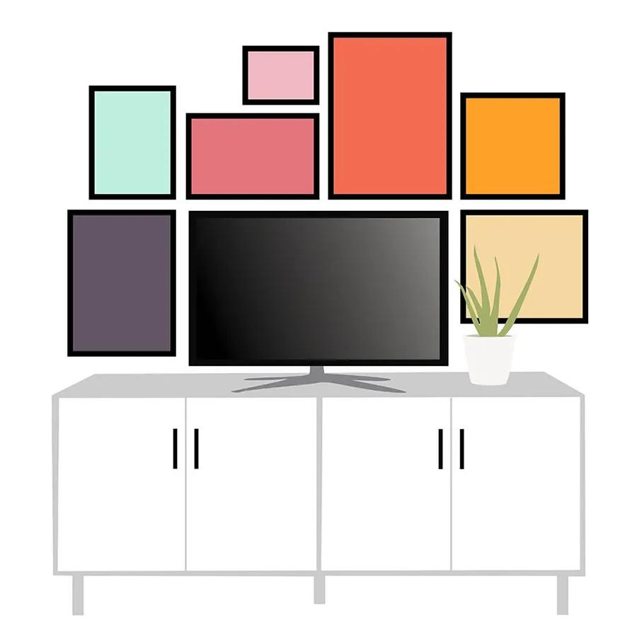 30种电视背景墙,2022最火的100款电视背景墙设计