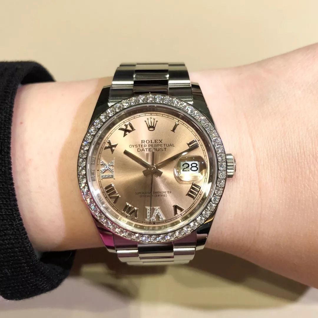 劳力士间金日志手表好看吗,劳力士日志间金表