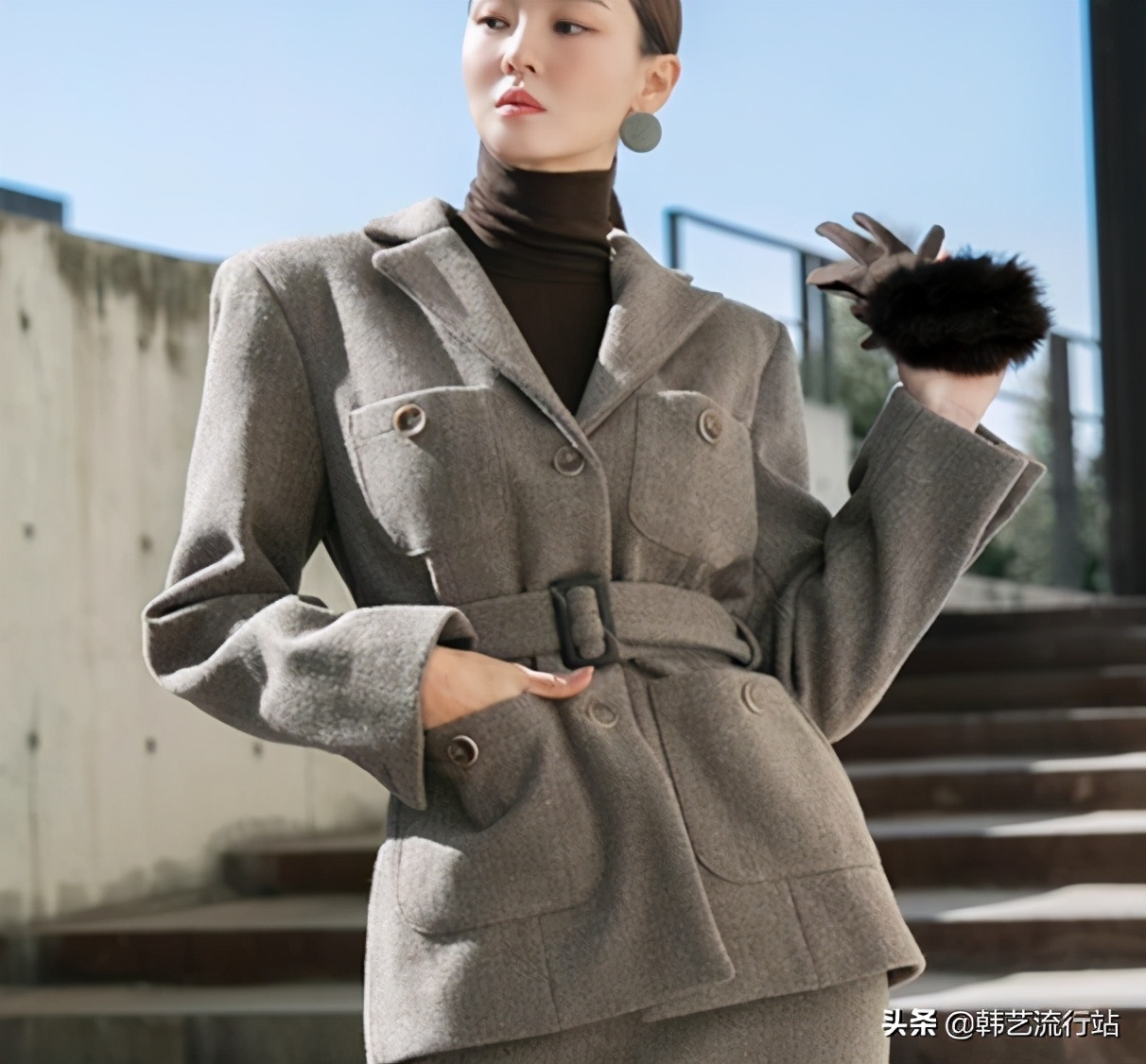 腰带美式复古高级小众腰带,大牌最时尚的宽版腰带