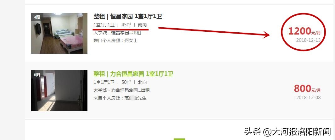 洛阳一公租房才交房，网络现多条转租信息，最高涨近三倍房管局已介入