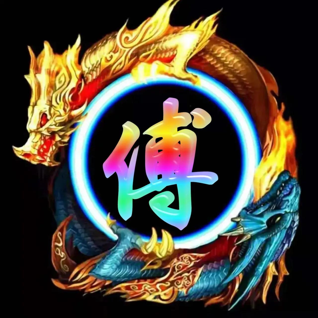 李姓氏微信头像带龙图案,冰墩墩姓氏微信头像龙