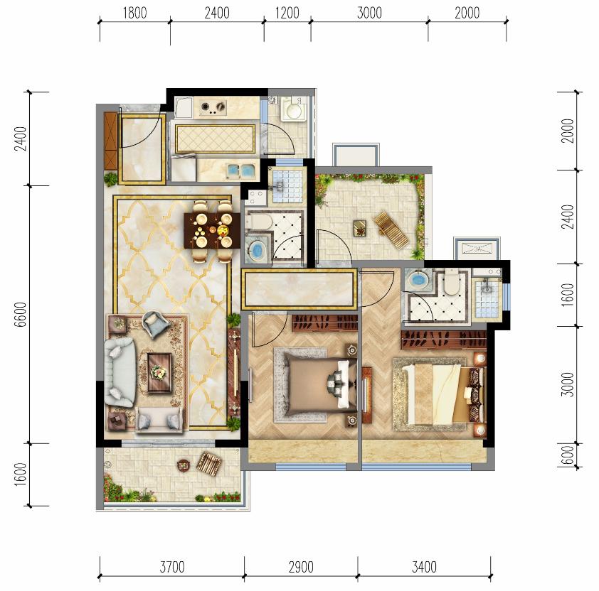 惠州仲恺玖榕府最新视频,惠州仲恺玖榕府111个平方户型图