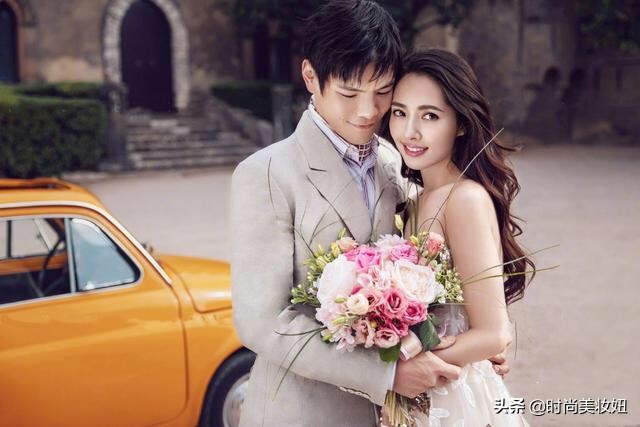 向佐郭碧婷婚纱礼服,郭碧婷婚纱高清图片大全