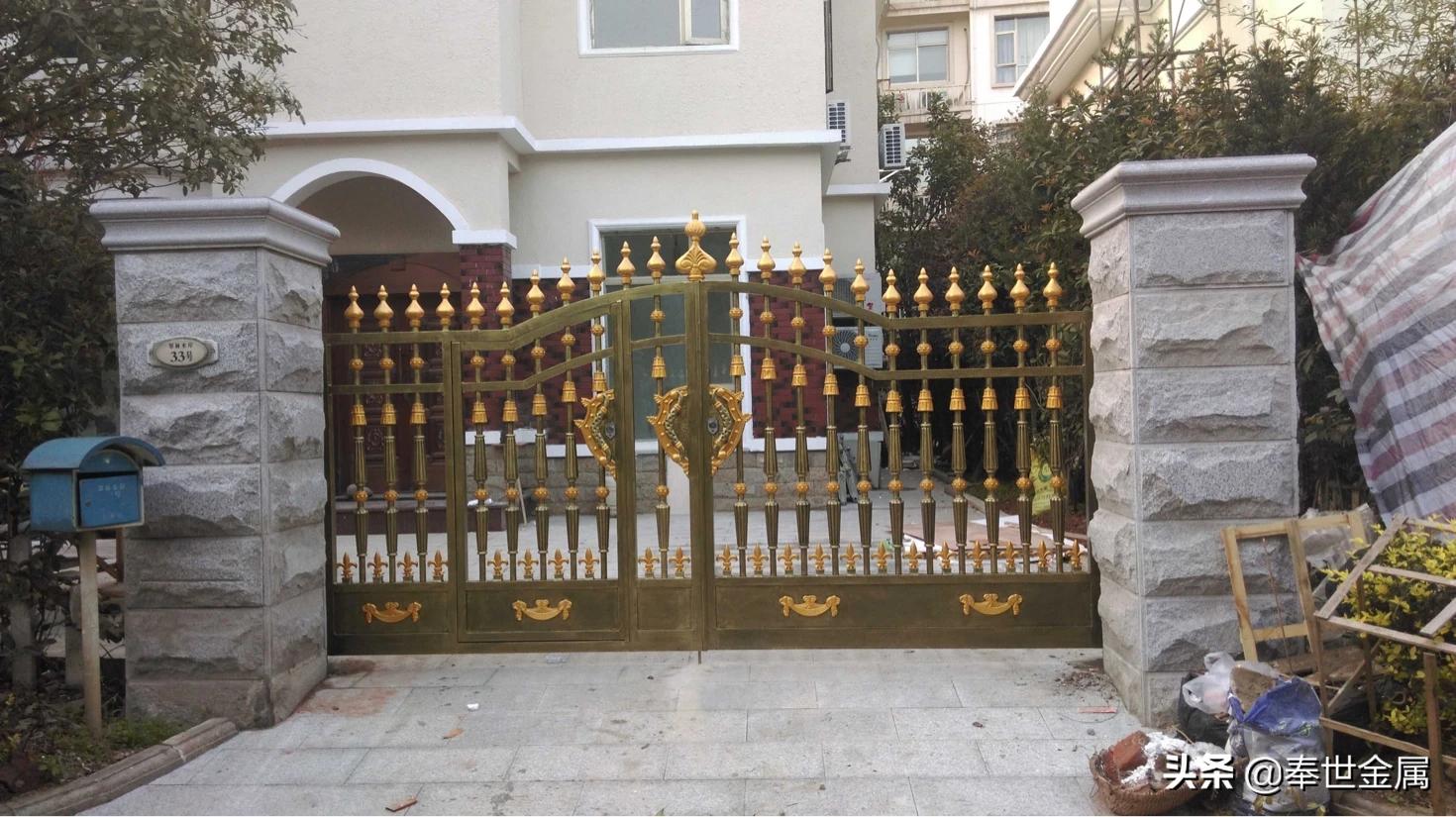 庭院大门怎么样做好看,农村院子做什么门好