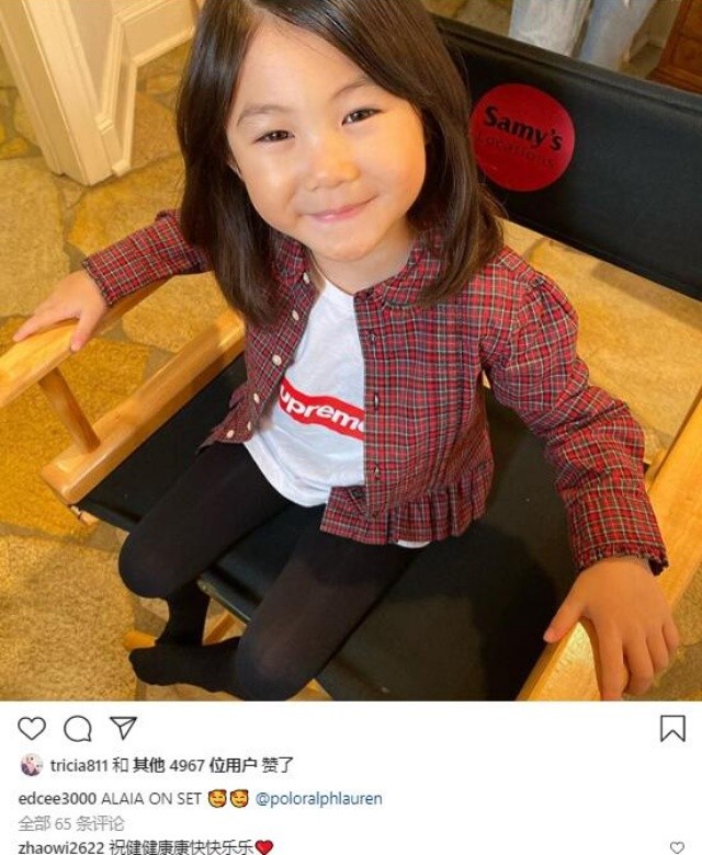 陈冠希发文报喜,3岁陈拉雅手握代言超5个,遗传超模妈妈气质