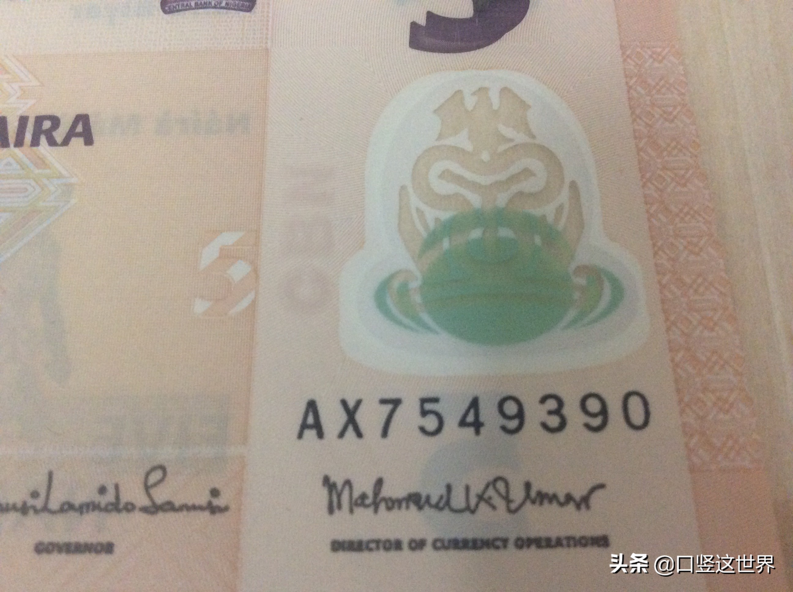 尼日利亚货币是塑料钞吗,尼日利亚塑料钞图片