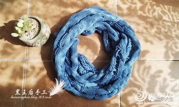 棒针麻花围脖的织法,棒针围脖的各种织法教程