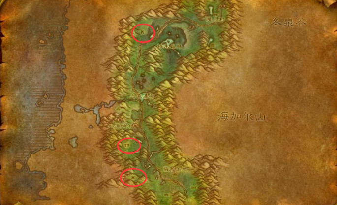 怀旧服费伍德森林萝卜怎么采,费伍德森林怀旧服地图