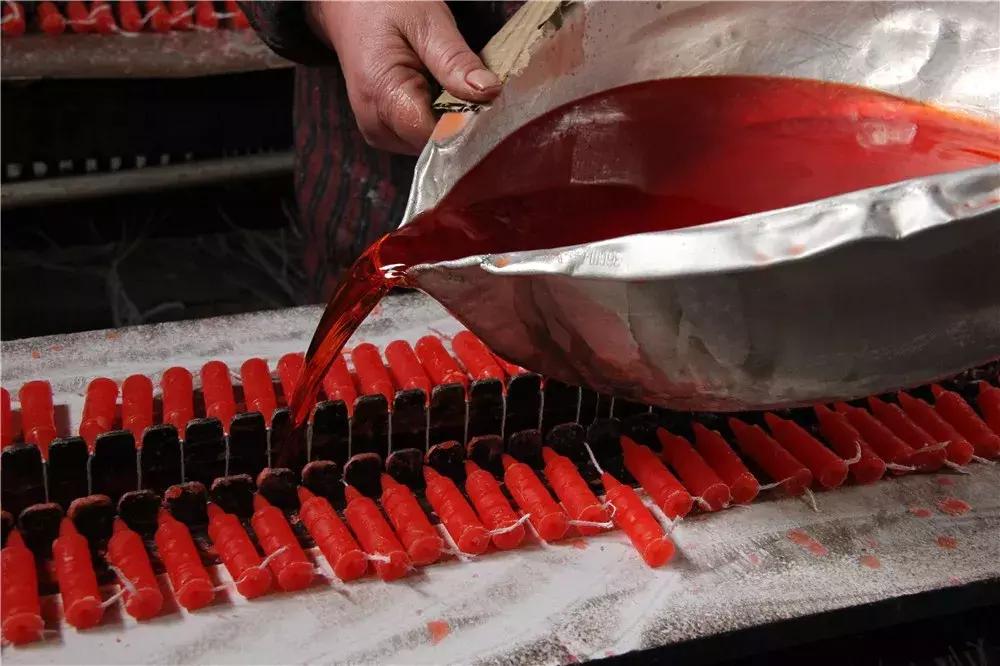 井陉小作坊,井陉制蜡30年的老太太