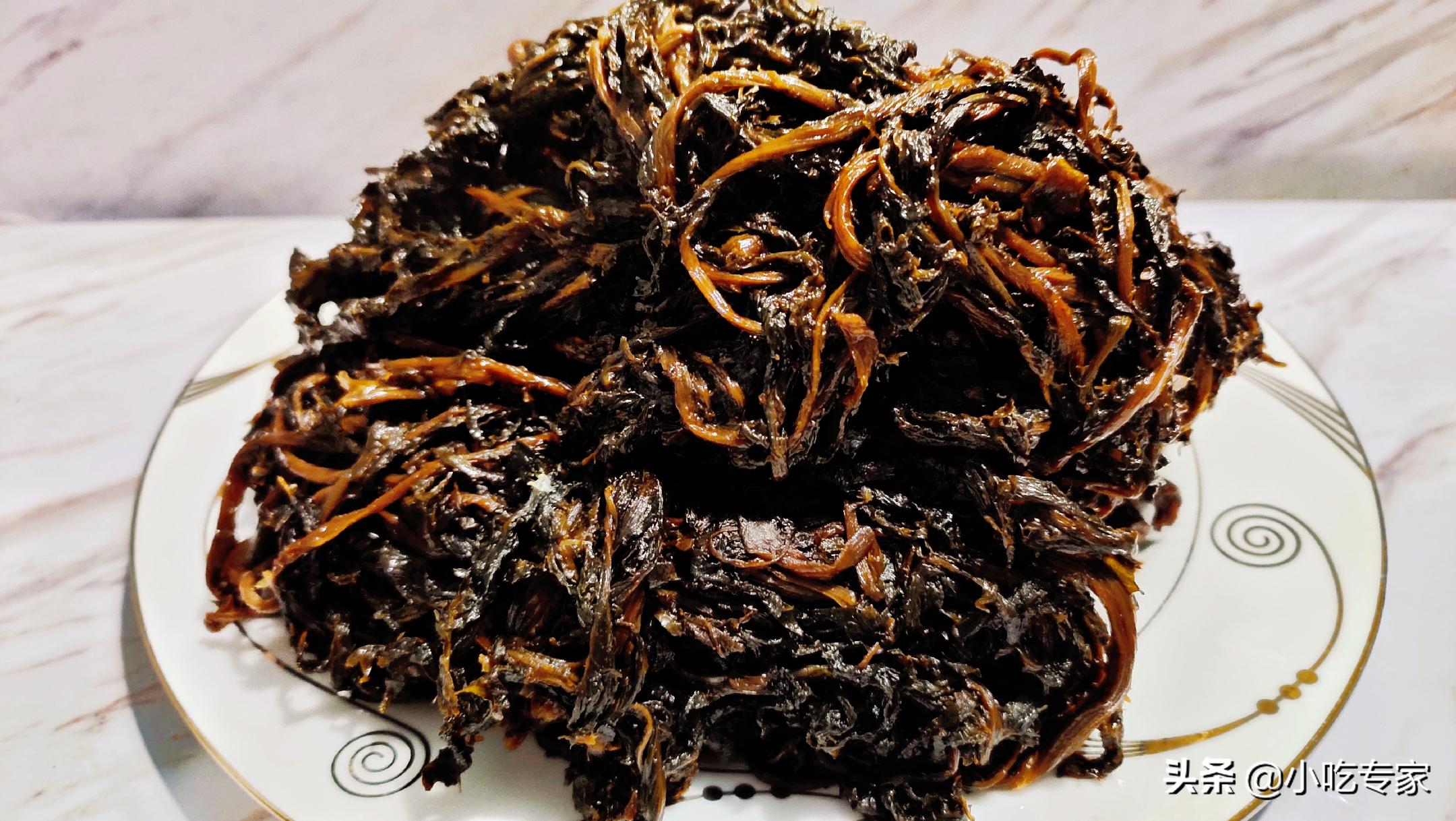 原来腌雪菜这么简单,烀老式咸菜