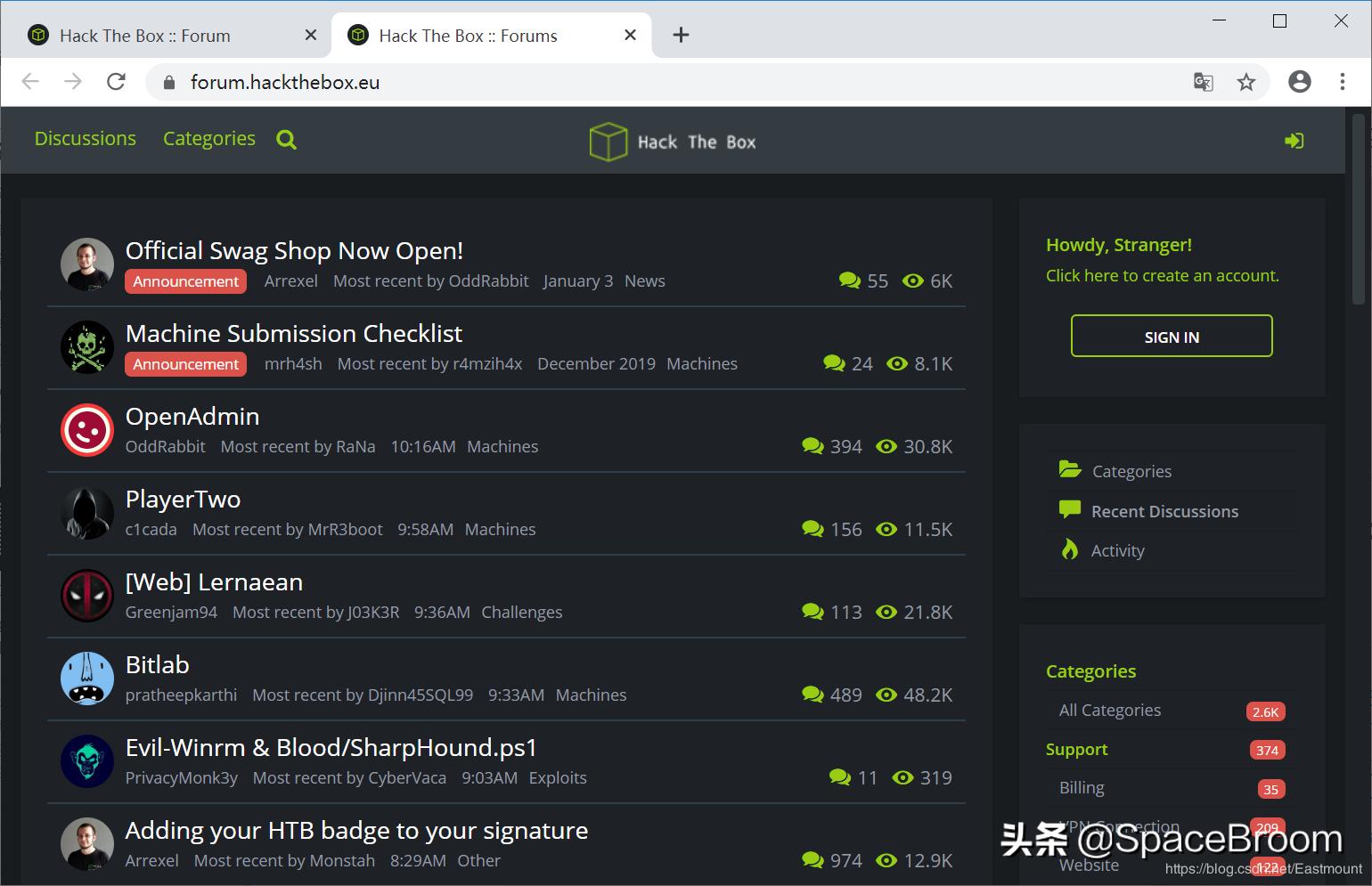 三十七，Web渗透提高班之hackthebox在线靶场注册及入门知识
