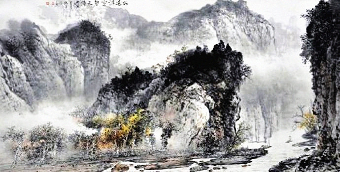 杨昌林山水画,杨昌林山水作品
