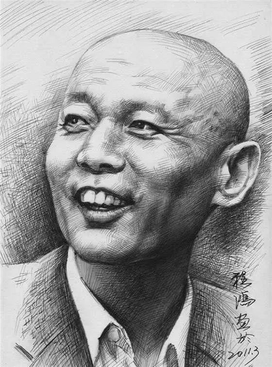 如何画出夸张的人物肖像画,当灵魂画手模仿大师作画