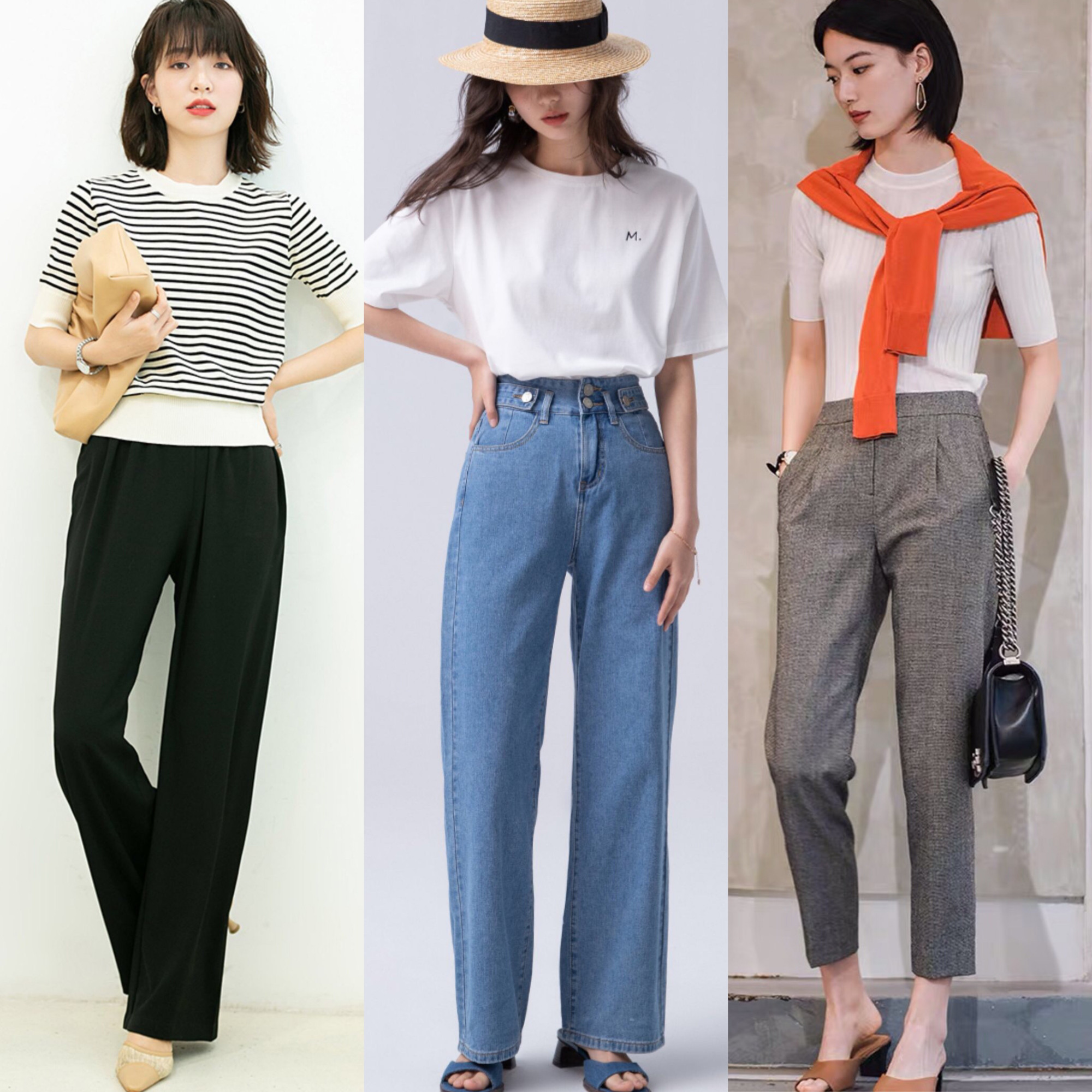 适合夏季的直筒裤,夏天必备的直筒裤有哪些