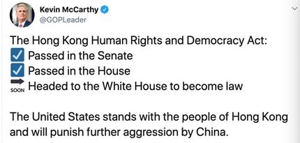 美国议院嚣张通过“支持香港*力暴**法案”？！这次，连CNN记者都看不过眼了…