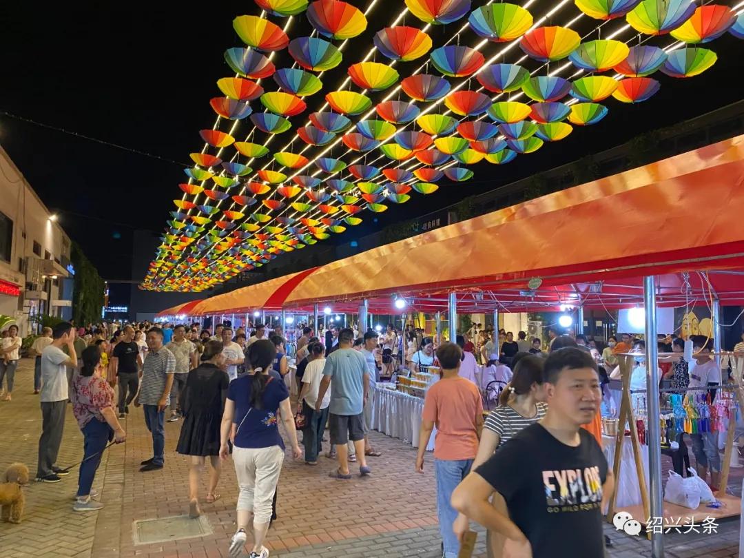 绍兴越城最热闹的夜市街道,绍兴夜市烟火气