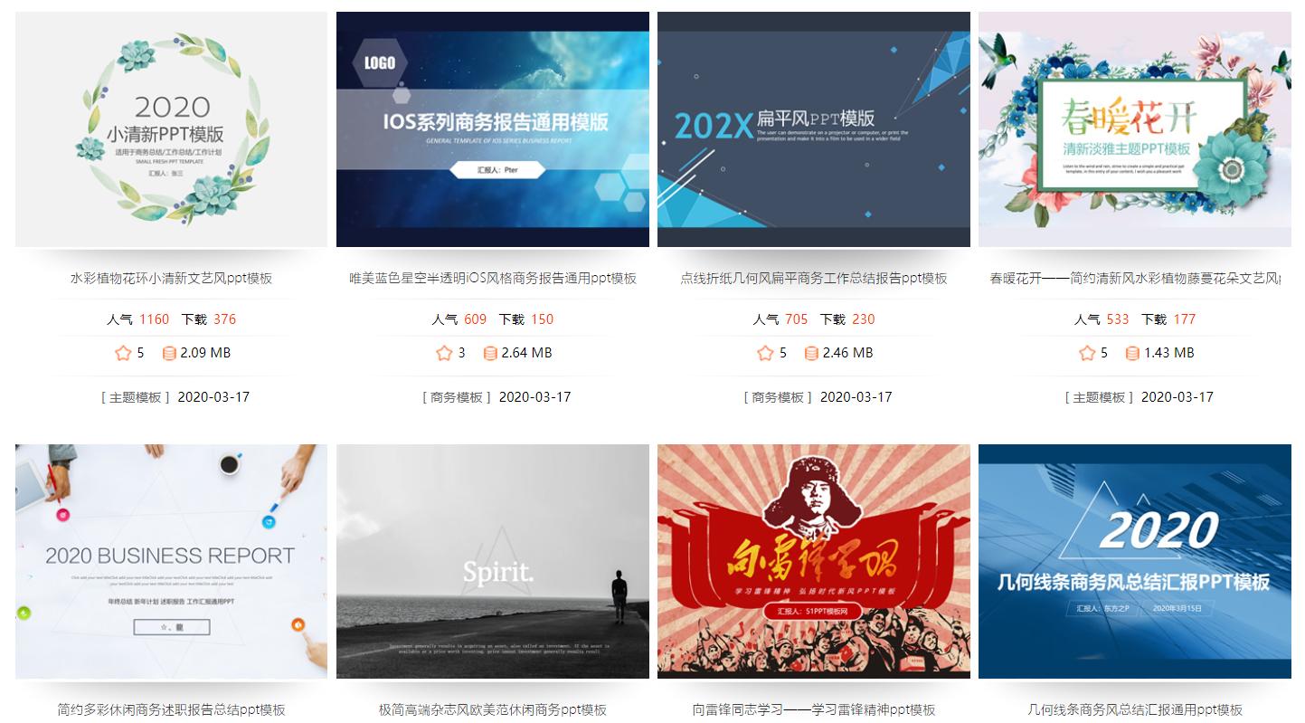 6个免费的ppt模板网站,十个免费ppt模板网站无水印