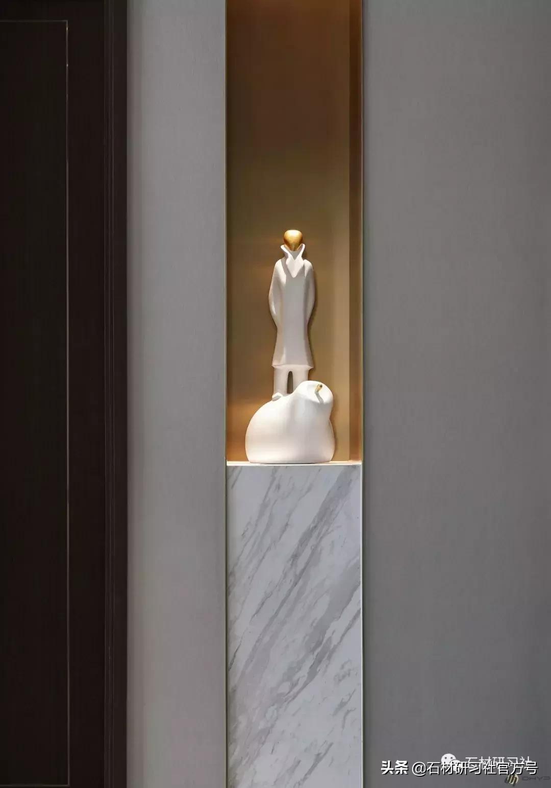 大理石现代极致设计,现代简约天然大理石款式推荐