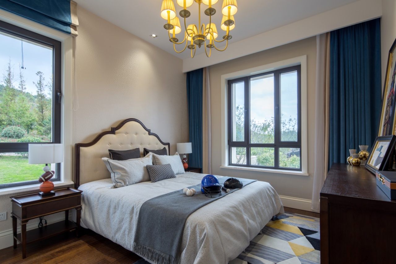 大溪谷别墅区实景,青岛大溪谷中式别墅