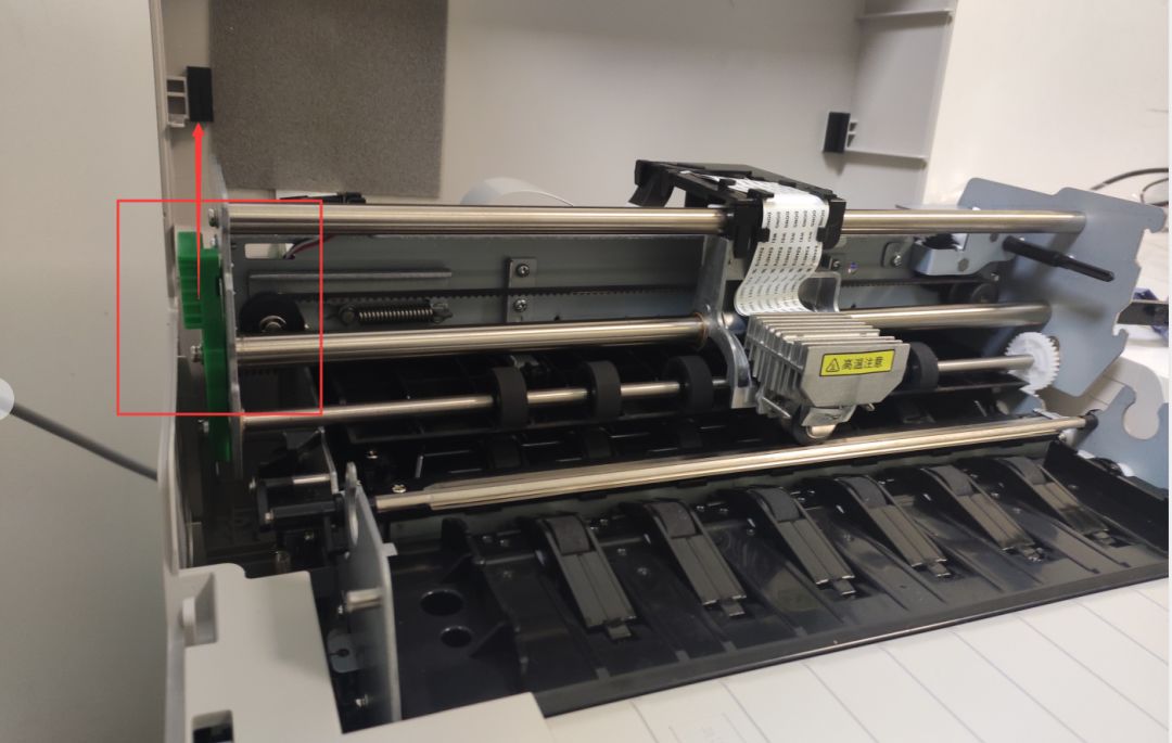 富士通针式打印机怎么取色带卡扣,富士通针式打印机怎么装纸