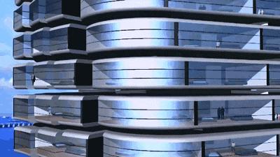 迪拜填海烂尾工程恢复了吗,迪拜旋转大厦建造图