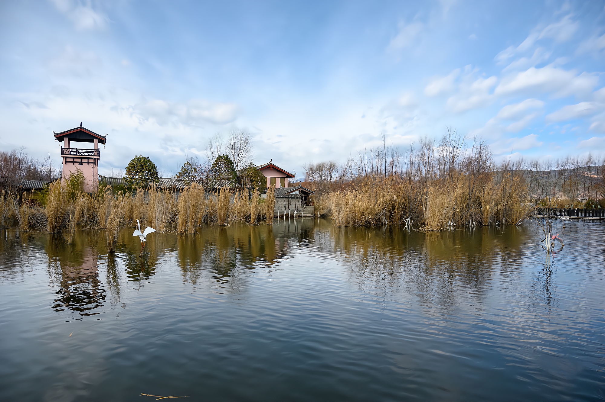 丽江拉市海自然美景,丽江拉市海湿地公园景区