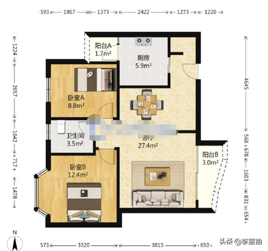 #幸福敲门测评#龙湖户型演化史-2000年龙湖花园