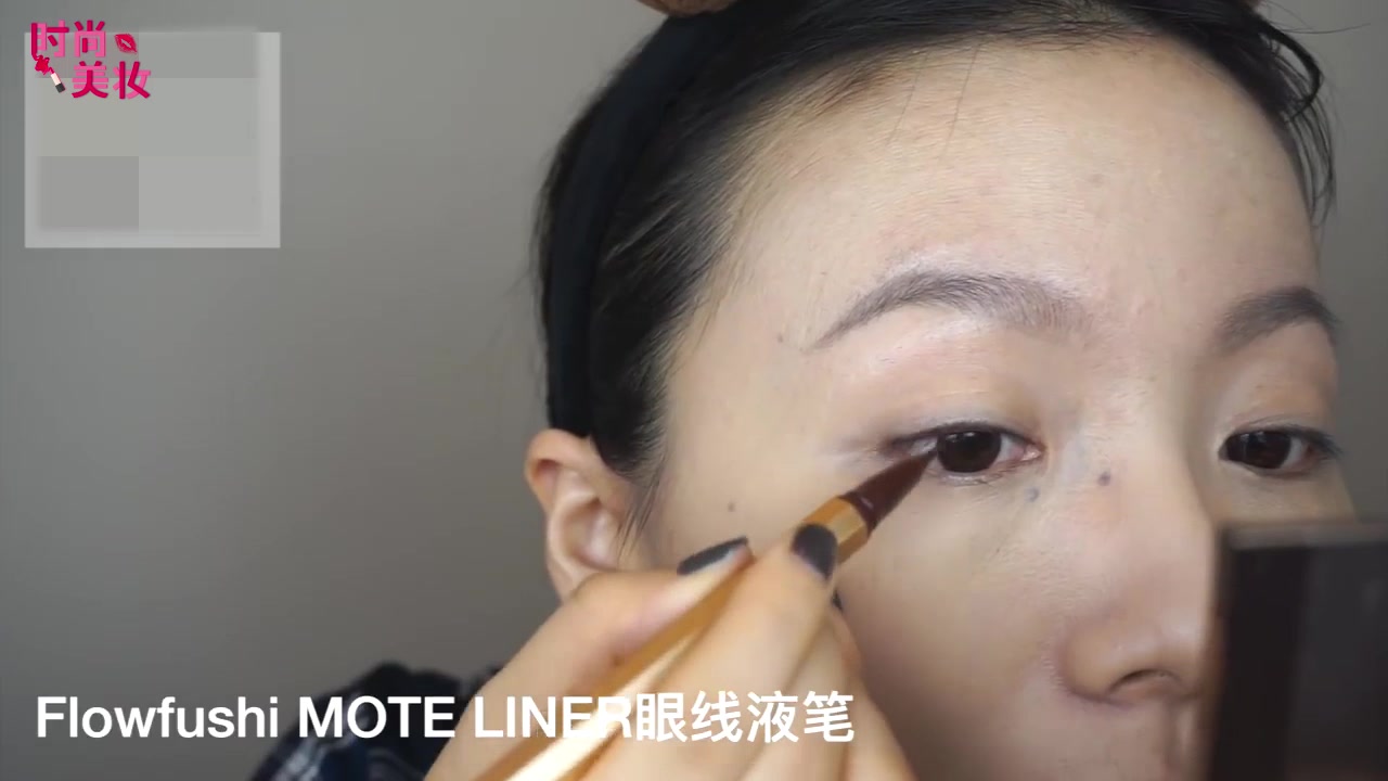 kate单眼皮大地色眼影画法,kate眼影br-7画法