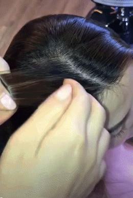 别再披头发了这3款扎发才好看,半披长发怎么扎好看