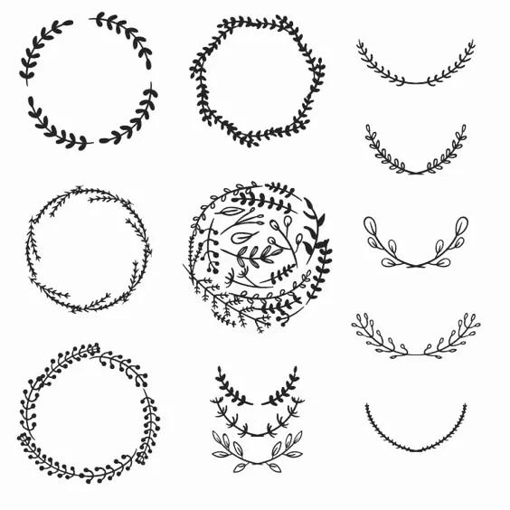 手帐边框简单又漂亮100个,手帐插画简笔画边框