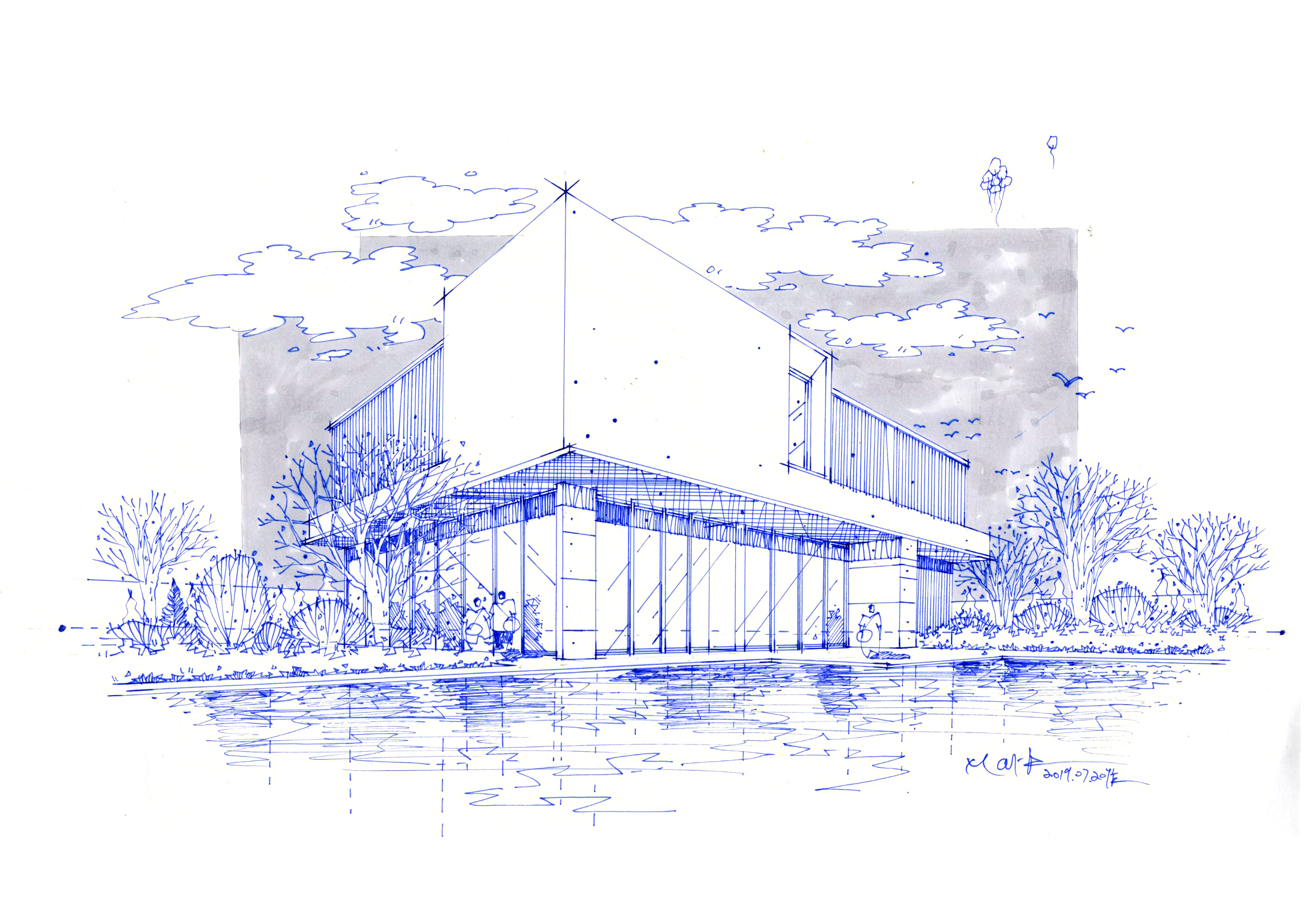 建筑手绘训练方法,建筑设计手绘教程