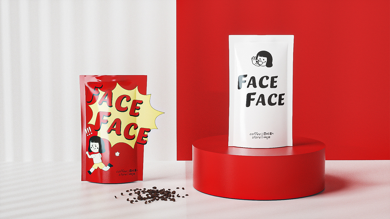 圆脸蛋儿咖啡品牌|这个IP设计有够可爱的