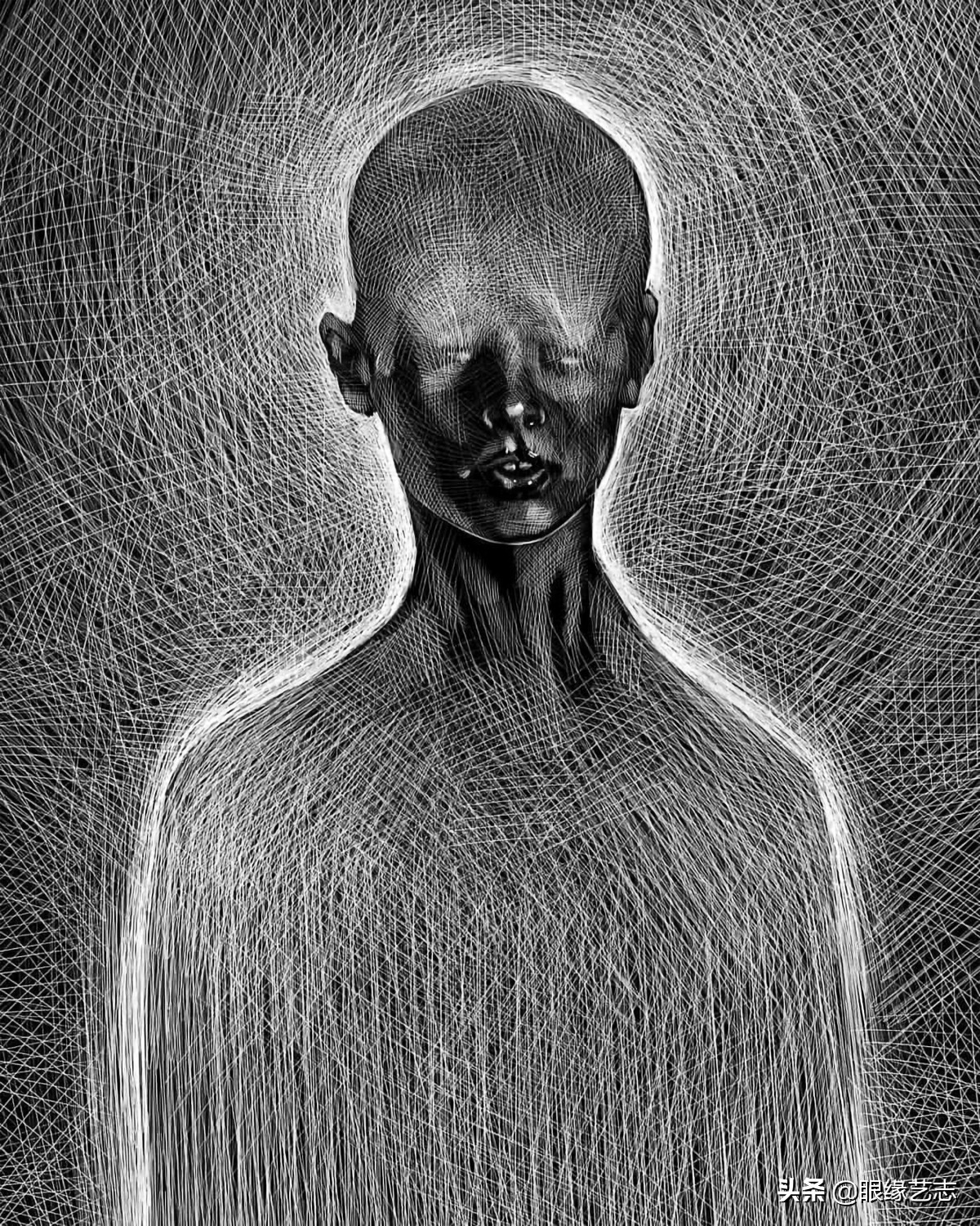 二维宇宙的浓情挣扎：另类的音乐封面插画，穿行暗夜的吟游诗人