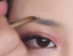 大脸小眼睛眉毛画法,大脸小眼睛化妆教程