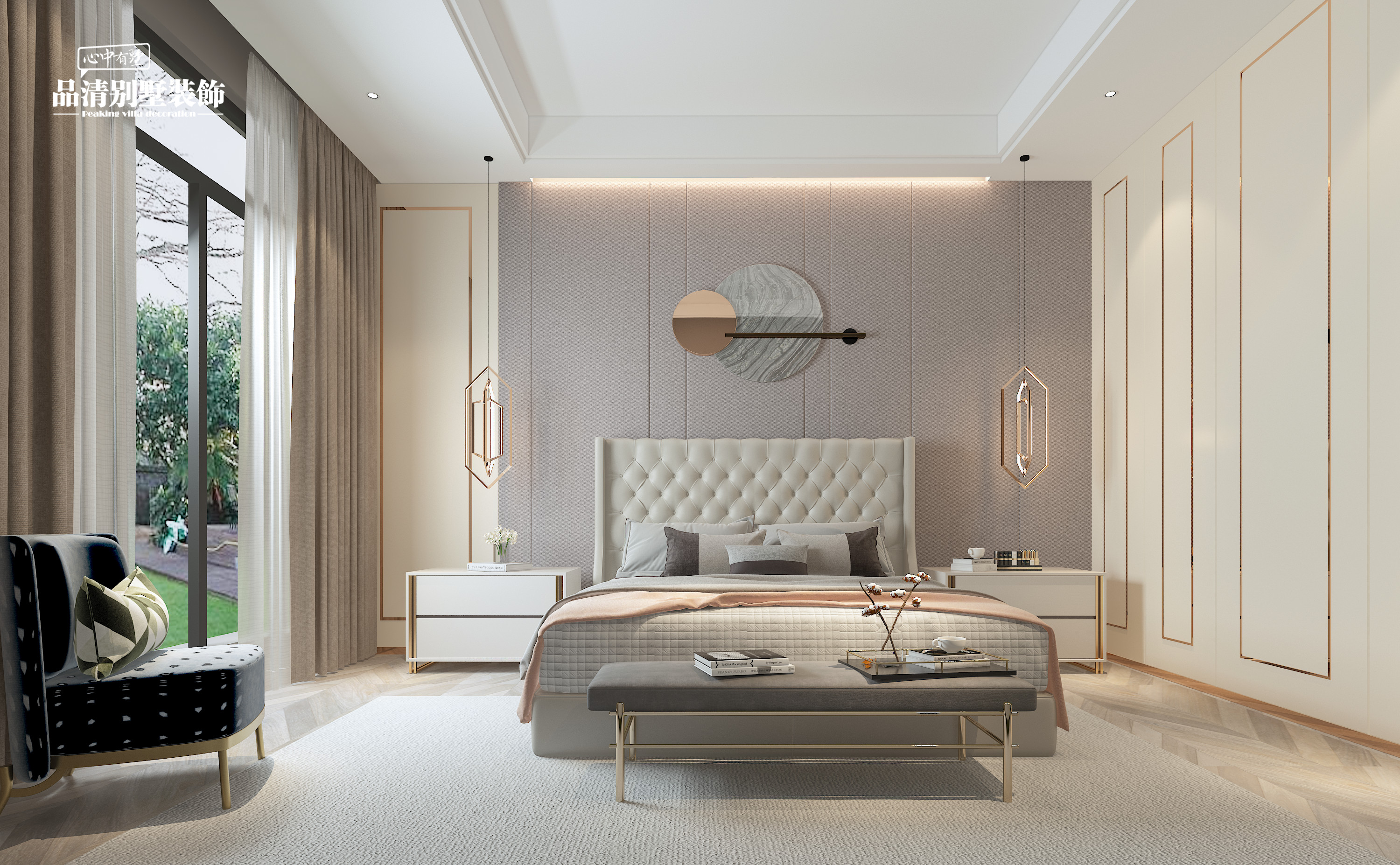 无锡简约欧式风格别墅装修设计,无锡百乐和园别墅