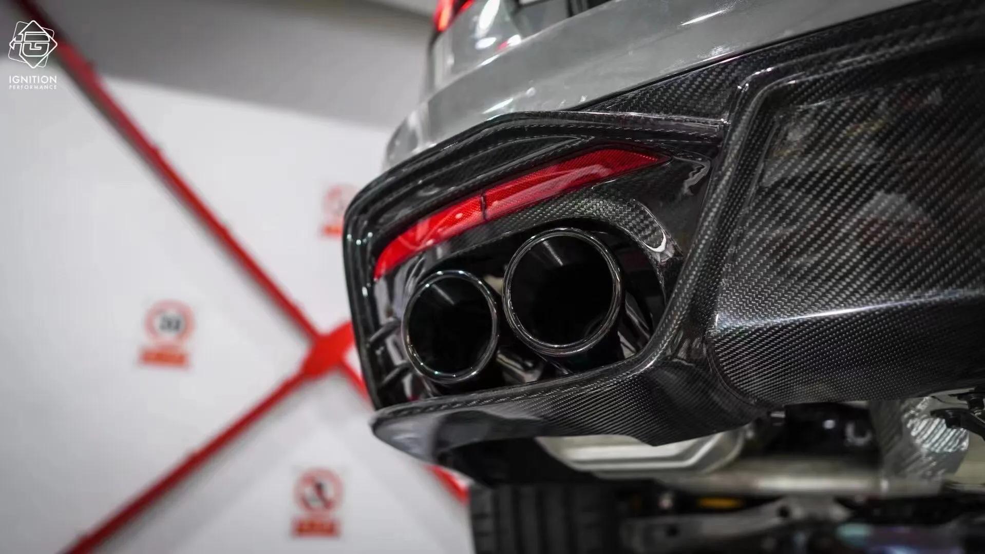 奥迪a4电光碳灰改色,a4碳纤维尾唇