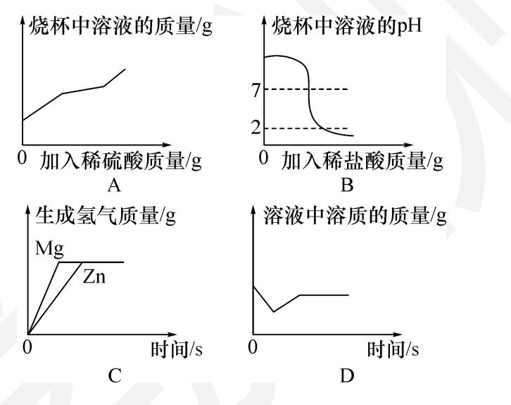 化学坐标曲线图像题讲解,遵义中考金卷化学模拟试卷