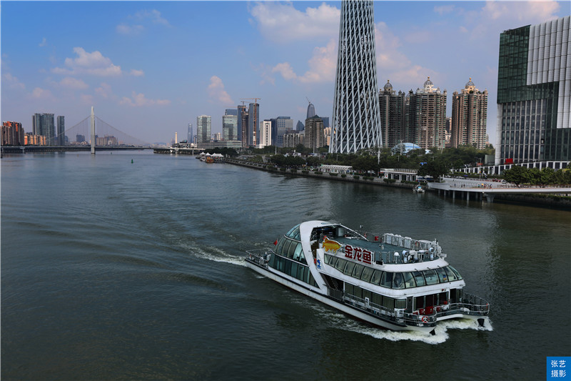 广州人行景观桥最新情况,广州海心沙人行天桥