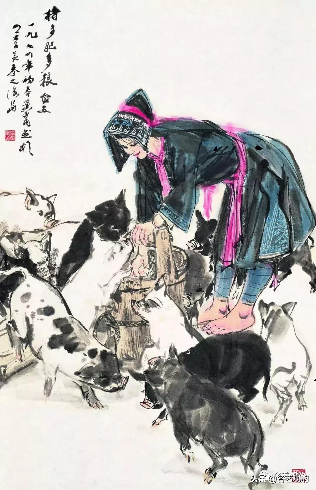 赏十大名家画笔下的猪,”猪“福填满2019!