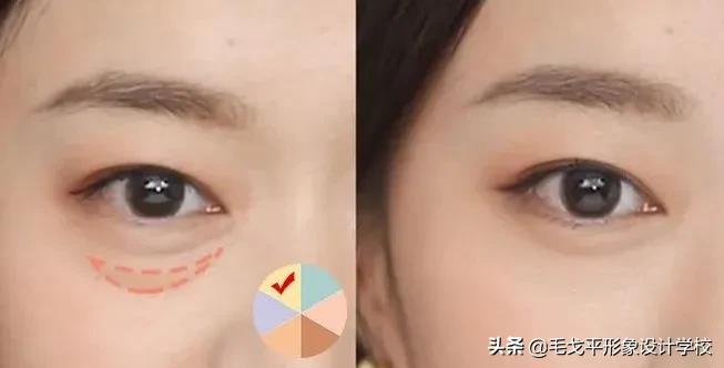 懒人化妆教程初学者遮黑眼圈,黑眼圈化妆怎么遮